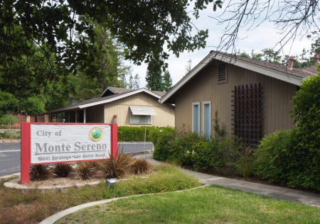 Post office and city hall building in Monte Sereno, California