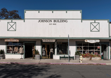 The 1902 Johnson Building on Sagunto Street in downtown Santa Ynez, California