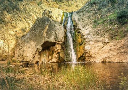 Paradise Falls in Wildwood Regional Park, Thousand Oaks, California